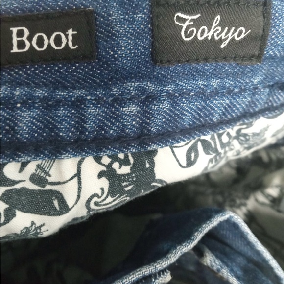 ReRock for Express Denim faded jeans 30X30 Tokyo bootcut men’s - Picture 6 of 7